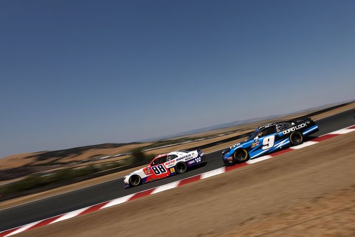 Connor Zilisch, JR Motorsports Chevrolet, Shane Van Gisbergen, Chevrolet