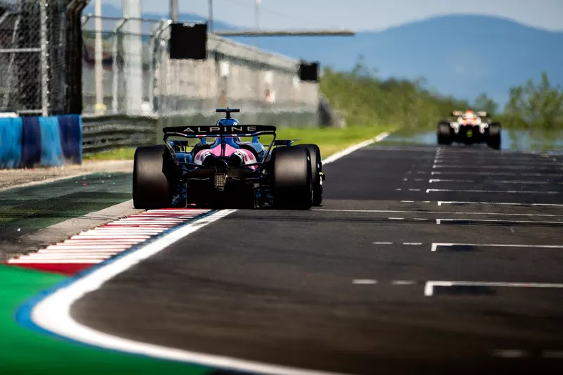 Paul Aron, Alpine, essais Pirelli Hungaroring