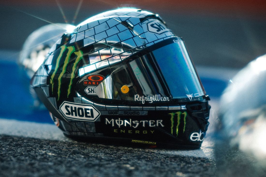 Specjalny kask Fabio Di Giannantonio, VR46 Racing Team 
