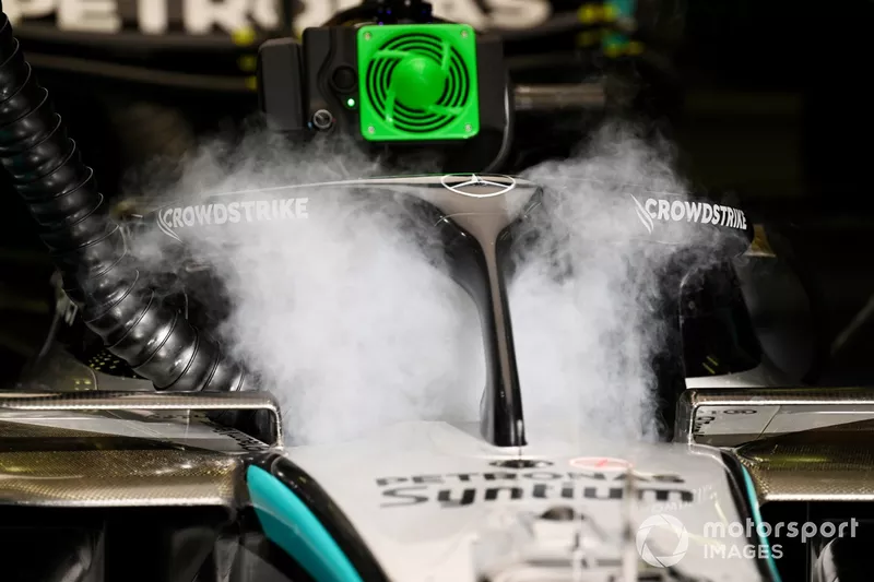 Refroidissement du cockpit dans la Mercedes