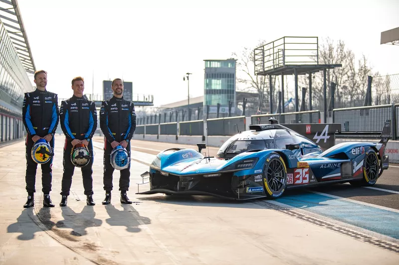 #36 Alpine Endurance Team Alpine A424: Mick Schumacher, Jules Gounon, Frederic Makowiecki