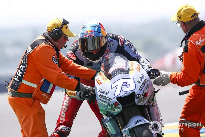 Alex Marquez, Gresini Racing crash