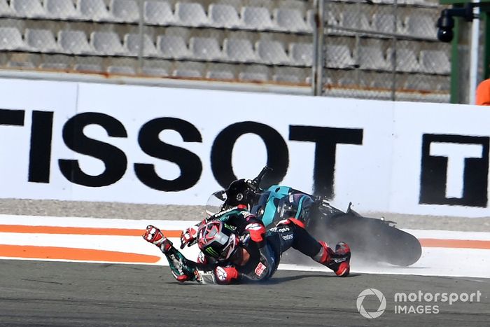 Caída de Fabio Quartararo, Petronas Yamaha SRT