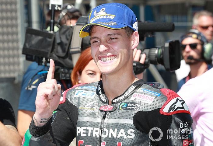 Ganador de la pole Fabio Quartararo, Petronas Yamaha SRT