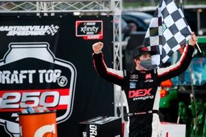Race winner Harrison Burton, Joe Gibbs Racing, Toyota Supra