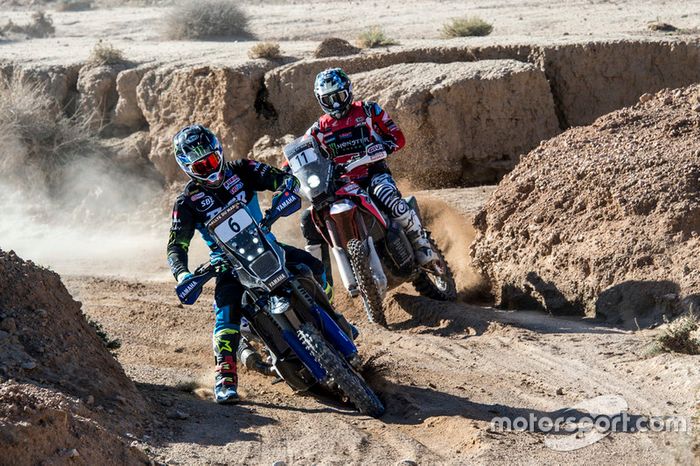 #6 Yamalube Yamaha Official Rally Team: Adrien Van Beveren, #11 Monster Energy Honda: Ricky Brabec 