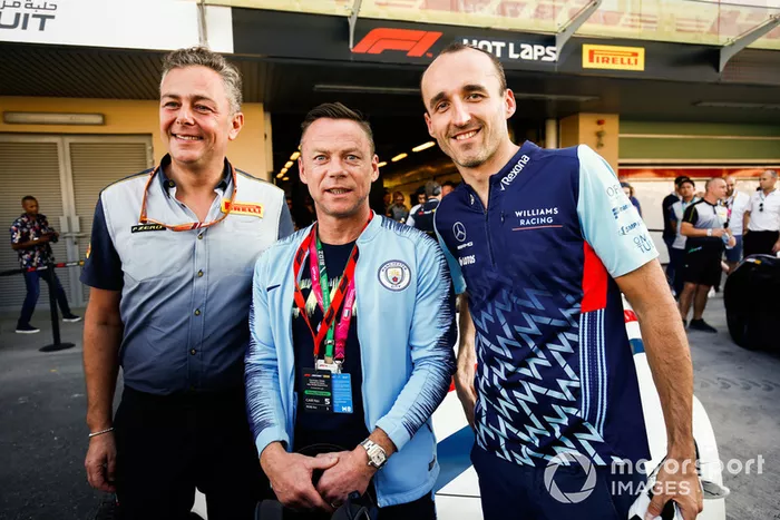Paul Dickov y Robert Kubica, Williams Racing 