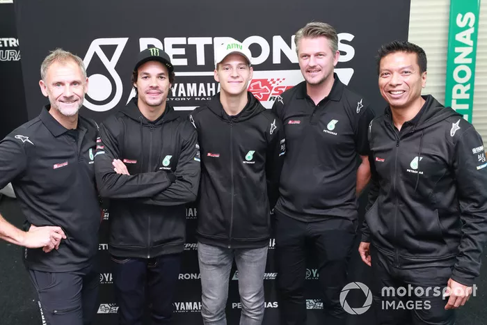 Wilco Zeelenberg, Franco Morbidelli, Fabio Quartararo, Razlan Razali, Petronas Yamaha SRT