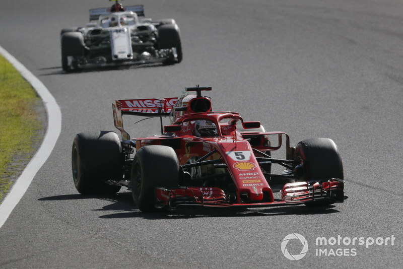 Себастьян Феттель, Ferrari SF71H, Шарль Леклер, Sauber C37