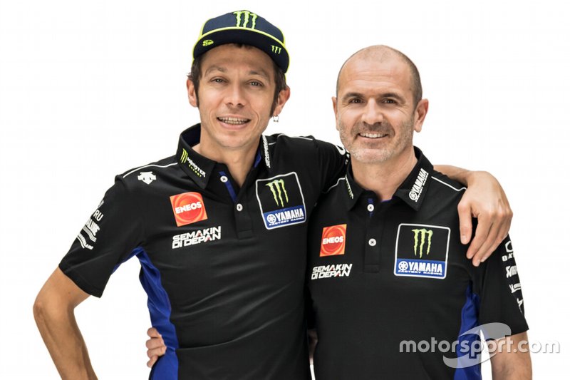 Valentino Rossi, Yamaha Factory Racing, Maio Meregalli, team manager Yamaha Factory Racing
