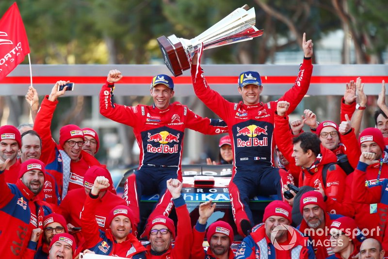 Les vainqueurs Sébastien Ogier, Julien Ingrassia, Citroën World Rally Team