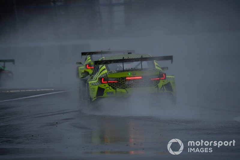 #12 AIM Vasser Sullivan Lexus RC F GT3, GTD: Frank Montecalvo, Townsend Bell, Aaron Telitz, Jeff Segal, #14 AIM Vasser Sullivan Lexus RC F GT3, GTD: Richard Heistand, Jack Hawksworth, Austin Cindric, Nick Cassidy