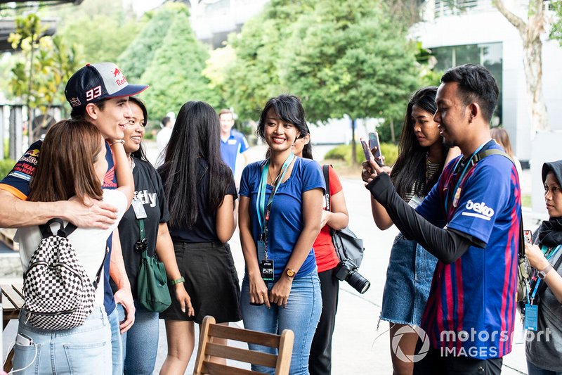 Marc Marquez, Repsol Honda Team visitó Indonesia el fin de semana