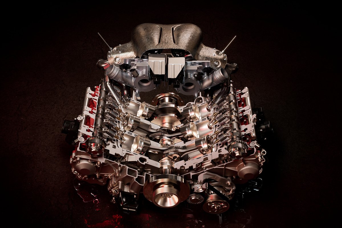 Ferrari 296 GT3 engine