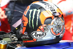 Le casque de Maverick Viñales, Yamaha Factory Racing