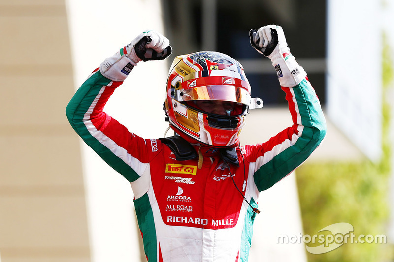 Race winner Charles Leclerc, PREMA Racing