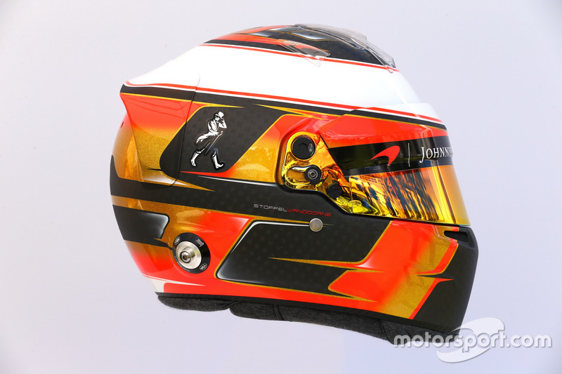 Le casque de Stoffel Vandoorne, McLaren