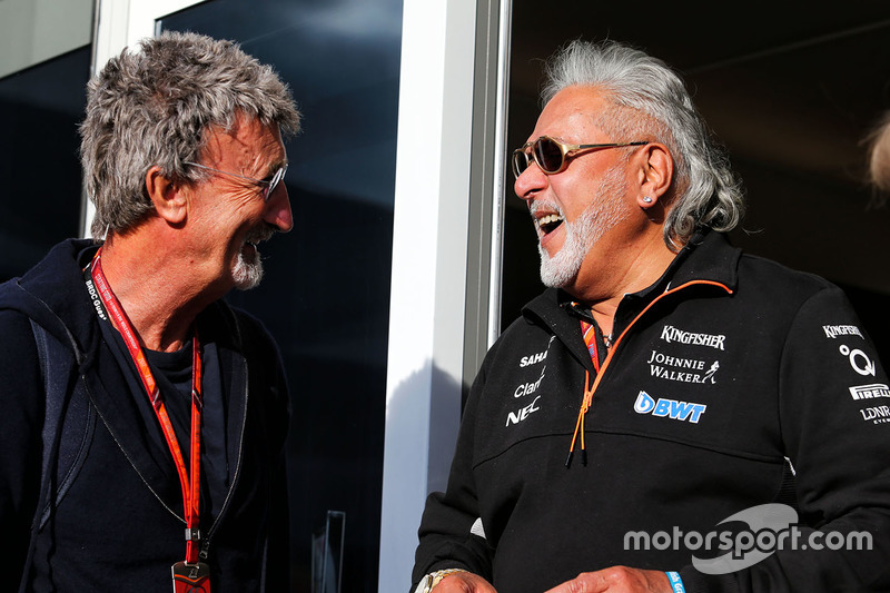 Eddie Jordan, Dr. Vijay Mallya, propriétaire du Sahara Force India Formula One Team