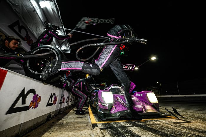 #99 AO Racing ORECA LMP2 07: PJ Hyett, Dane Cameron, Jonny Edgar