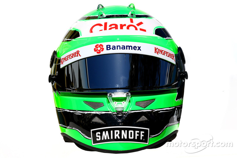 Il casco di Nico Hulkenberg, Sahara Force India F1