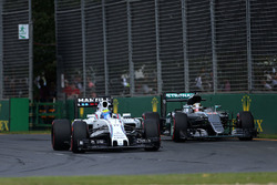 Фелипе Масса, Williams FW38 и Льюис Хэмилтон, Mercedes AMG F1 Team W07