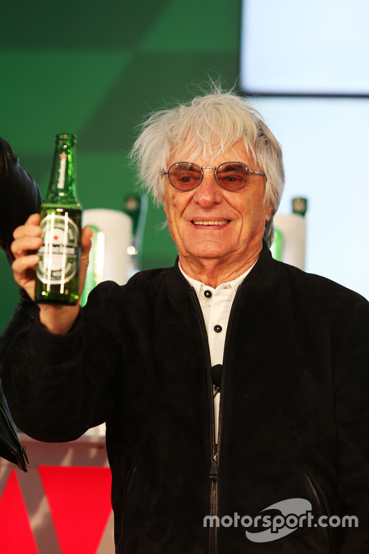 Bernie Ecclestone, anuncia patrocinio de F1 con Heineken