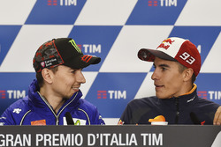 Jorge Lorenzo, Yamaha Factory Racing, und Marc Marquez, Repsol Honda Team