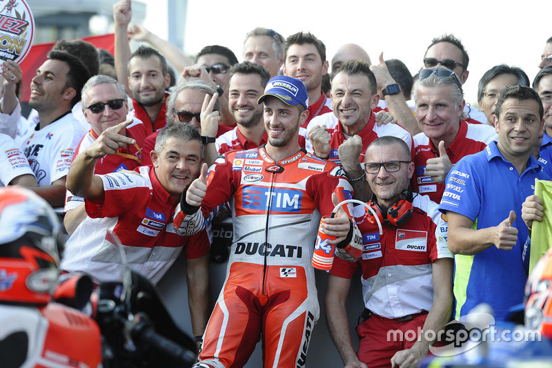 Segundo, Andrea Dovizioso, Ducati Team