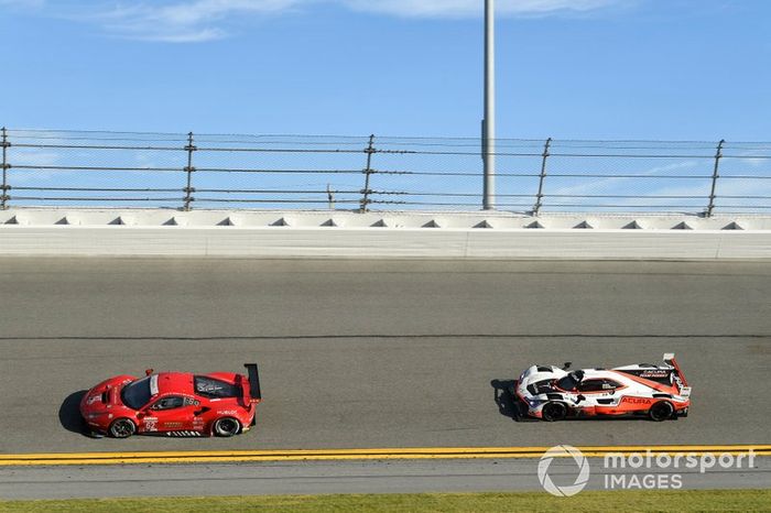 #62 Risi Competizione Ferrari 488 GTE, GTLM: Daniel Serra, James Calado, Alessandro Pier Guidi, Davide Rigon, #7 Acura Team Penske Acura DPi, DPi: Helio Castroneves, Ricky Taylor, Alexander Rossi