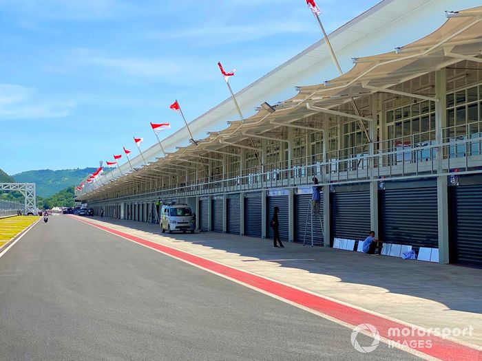 Pit lane de Mandalika