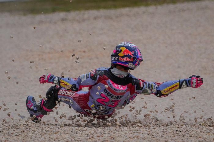 Enea Bastianini, Gresini Racing MotoGP, accidente