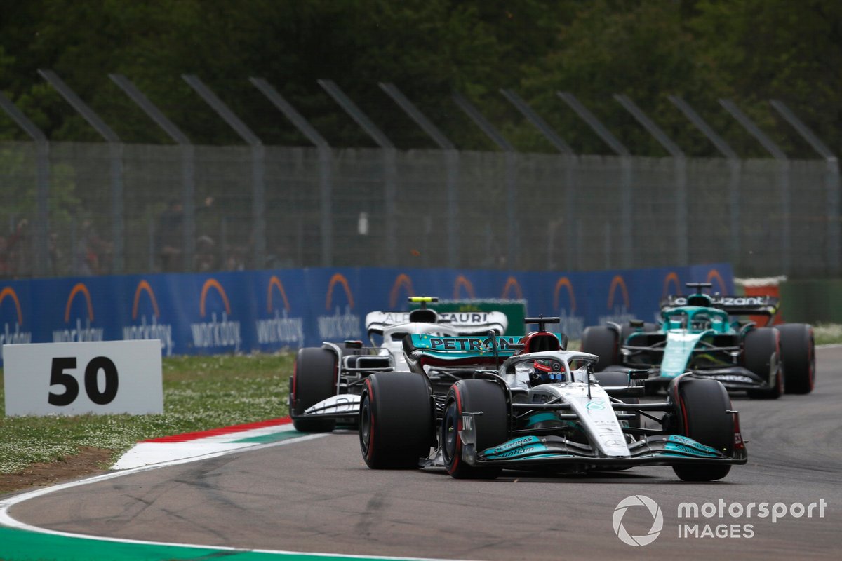 "Imola'daki bu hafta sonu bizim için bir kayıp" 1 Formula 1 Haberleri - F1 Puan Durumu George Russell, Mercedes W13, Yuki Tsunoda, AlphaTauri AT03, Lance Stroll, Aston Martin AMR22