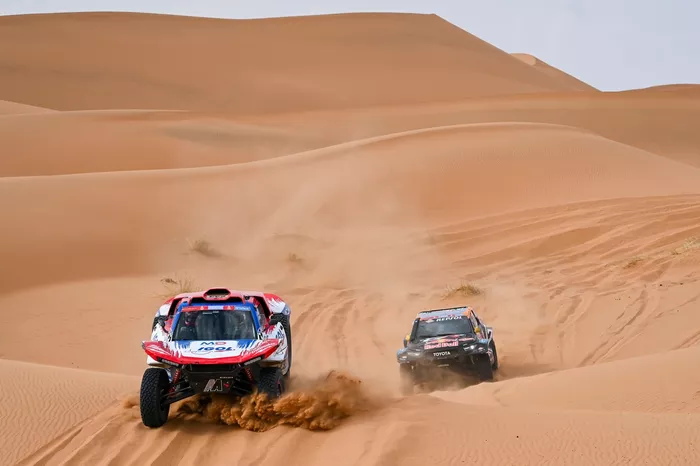 #233 MD Rallye Sport MD : Simon Vitse, Max Delfino, #203 Toyota Gazoo Racing Toyota : Lucas Moraes, Armand Monleon