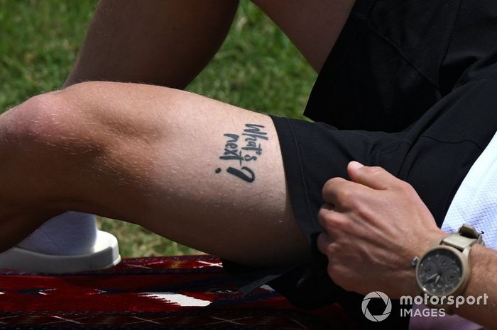 Valtteri Bottas, Mercedes muestra su tatuaje