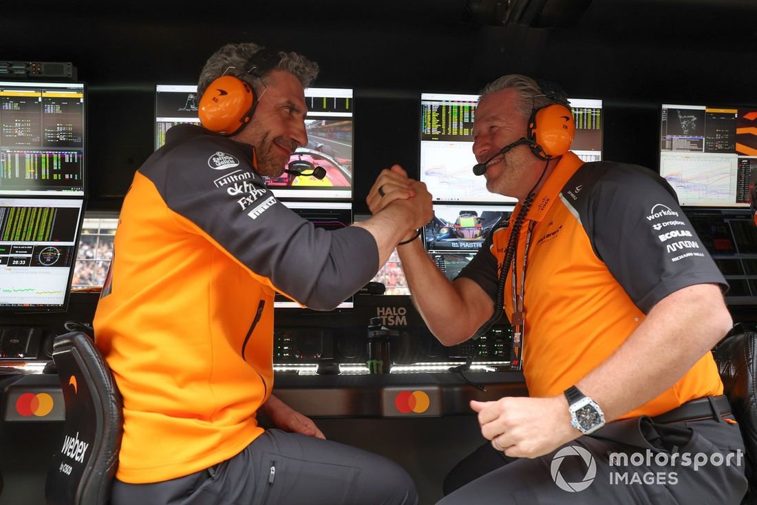 Andrea Stella, McLaren, Zak Brown, McLaren