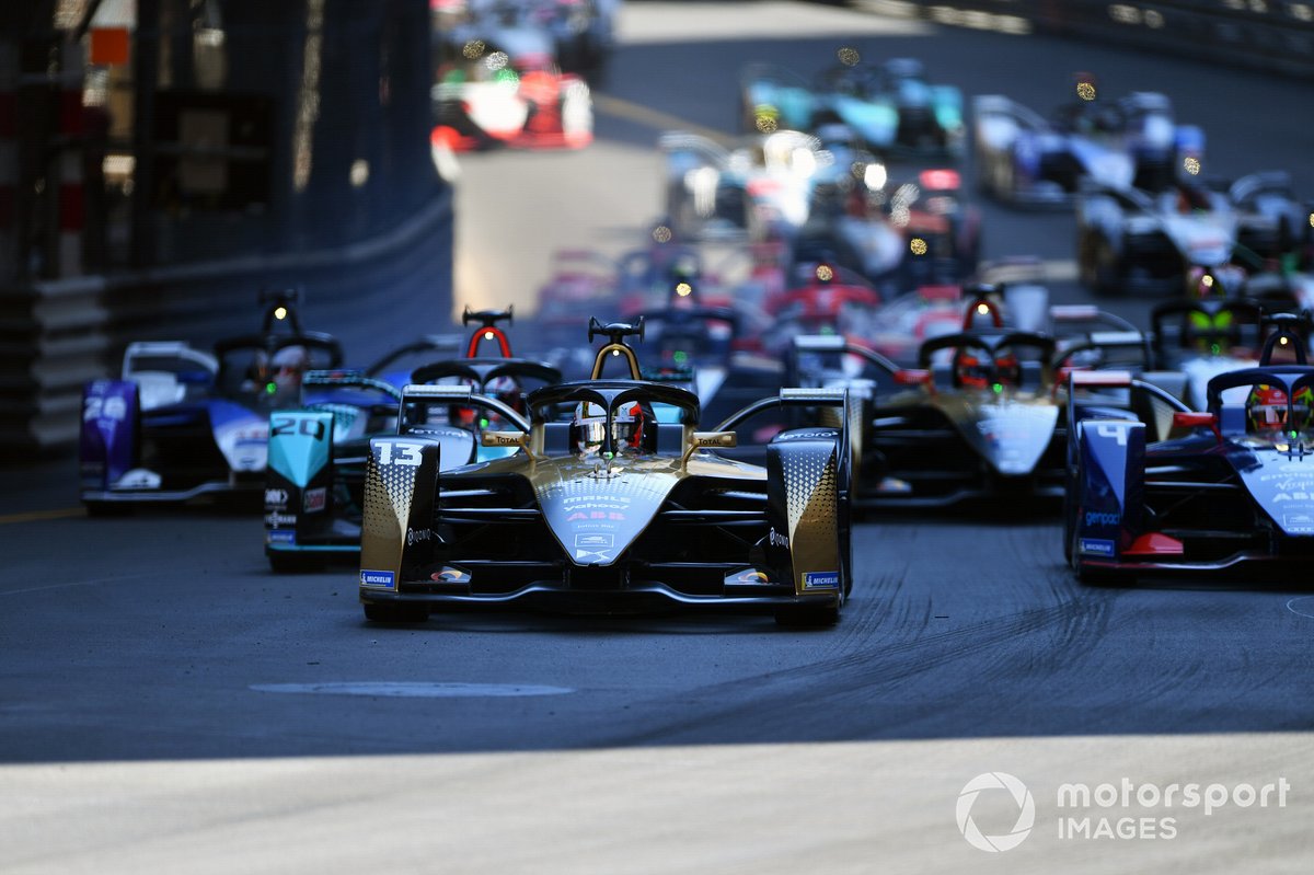 Antonio Felix Da Costa, DS Techeetah, DS E-Tense FE21, Mitch Evans, Jaguar Racing, Jaguar I-TYPE 5, Robin Frijns, Envision Virgin Racing, Audi e-tron FE07 