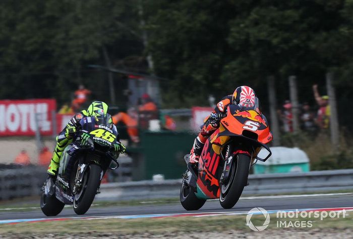 Johann Zarco, Red Bull KTM Factory Racing, Valentino Rossi, Yamaha Factory Racing