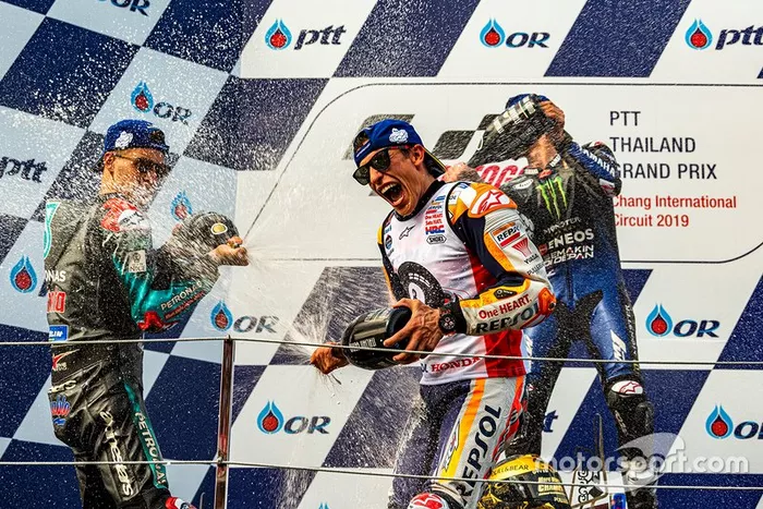 Fabio Quartararo, Petronas Yamaha SRT, Marc Marquez, Repsol Honda Team, Maverick Vinales, Yamaha Factory Racing