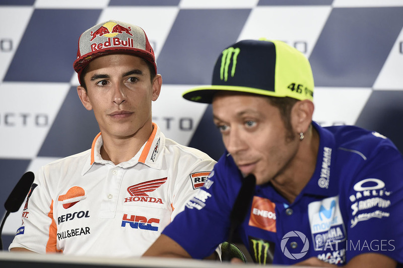 Valentino Rossi: “Para mim é um pouco estranho, não entendo o motivo de fazer as pazes, não tenho problema algum com Márquez.”