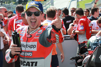 Le vainqueur Jorge Lorenzo, Ducati Team