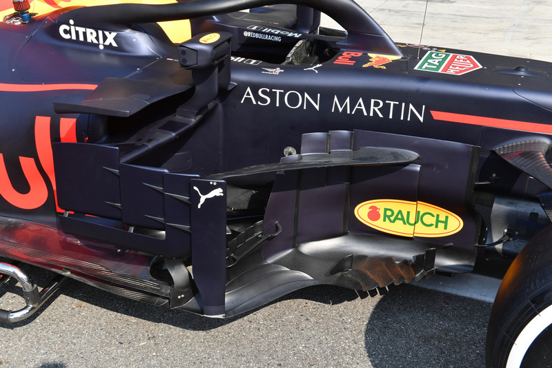 Un ponton de Red Bull Racing RB14