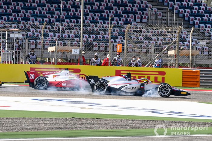 Nikita Mazepin, Hitech Grand Prix y Mick Schumacher, Prema Racing 