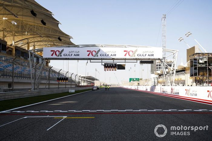 Aspectos del circuito de Bahrein