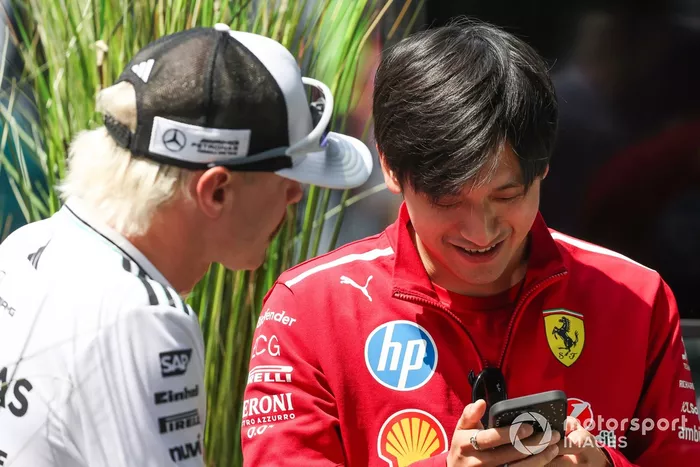 Valtteri Bottas, Mercedes AMG Petronas F1 Team, Zhou Guanyu, Ferrari