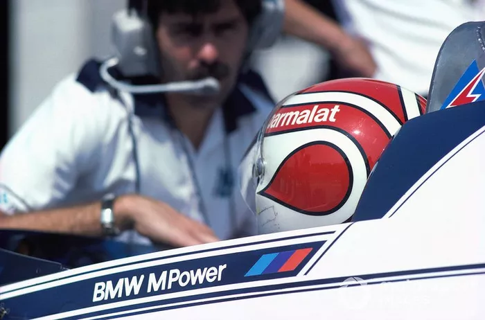 Gordon Murray with Nelson Piquet, Brabham BT50