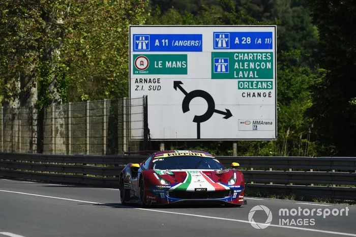 #71 AF Corse Ferrari 488 GTE EVO: Davide Rigon, Sam Bird, Miguel Molina