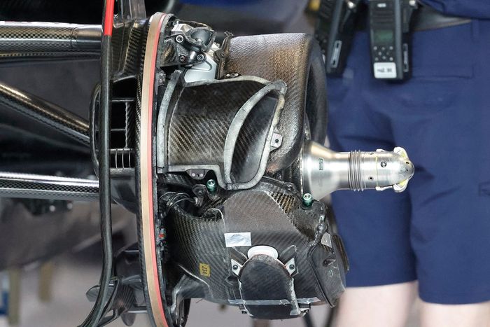 Detalle del tambor de freno del Williams FW45