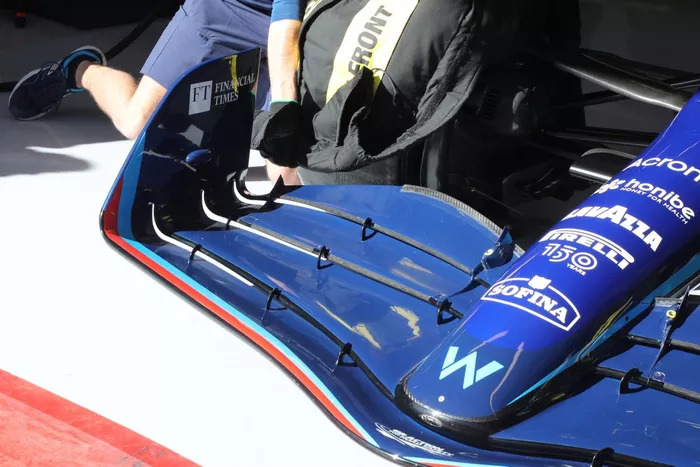 Williams FW44 front nose detail