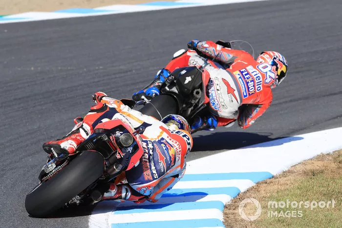 Andrea Dovizioso, Ducati Team, Marc Marquez, Repsol Honda Team