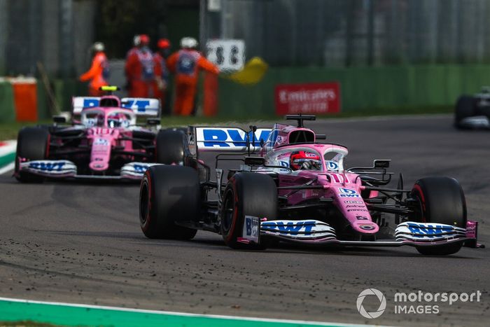 Sergio Pérez, Racing Point RP20, Lance Stroll, Racing Point RP20